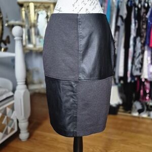 Ivanka Trump Black and Gray Pencil Skirt Size 8